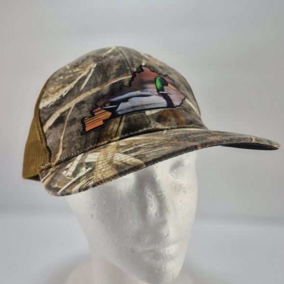 NWOT East Coast Waterfowl Georgia Wood DuckRichardson 112 Camo Trucker Hat - Picture 3 of 7